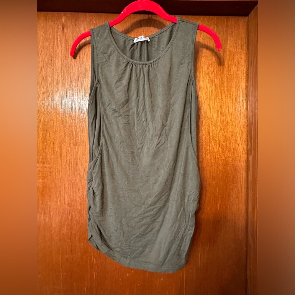 Maternity/nursing tank top